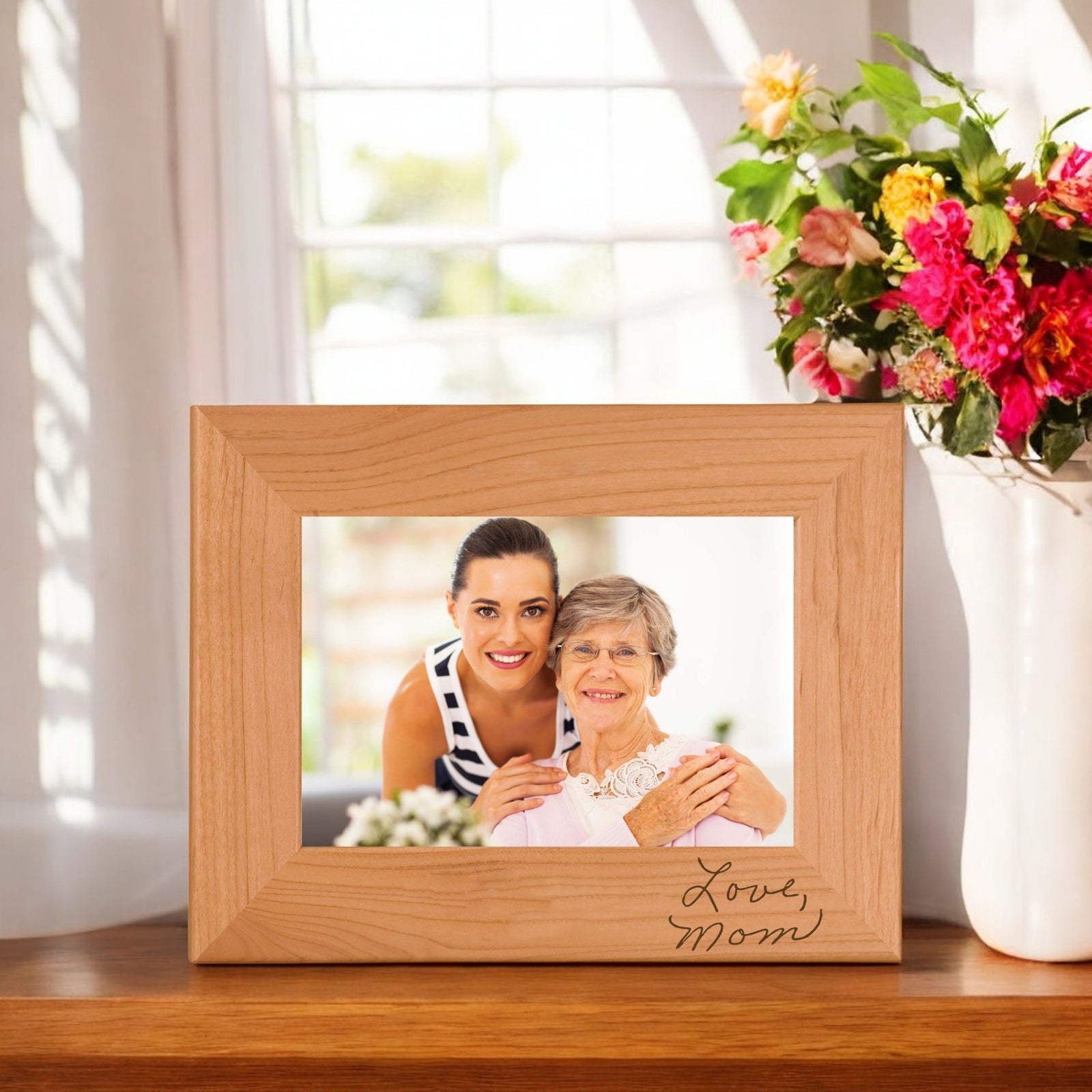 Handwritten Custom Engraved Picture Frame by Sunny Box