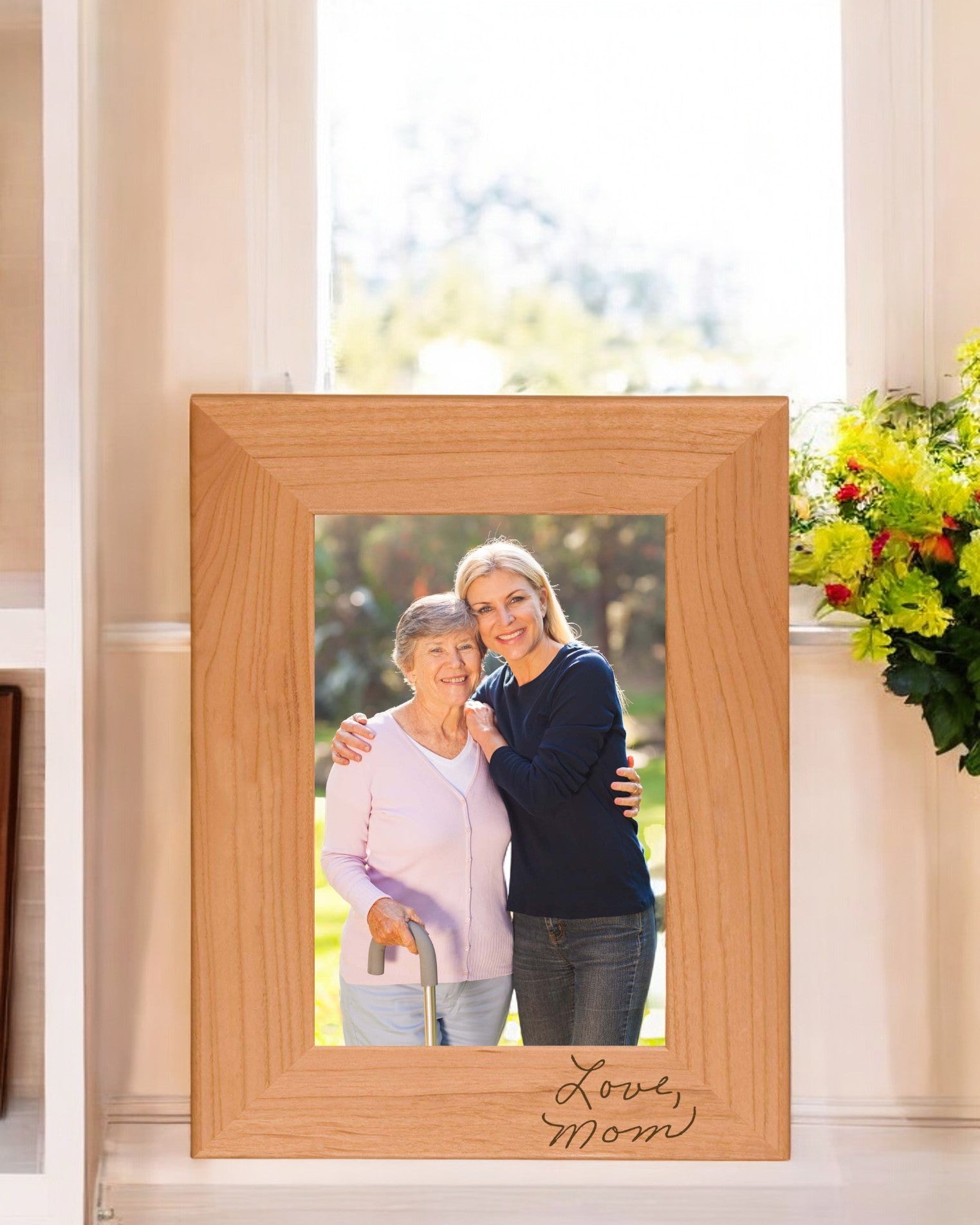Handwritten Custom Engraved Picture Frame by Sunny Box