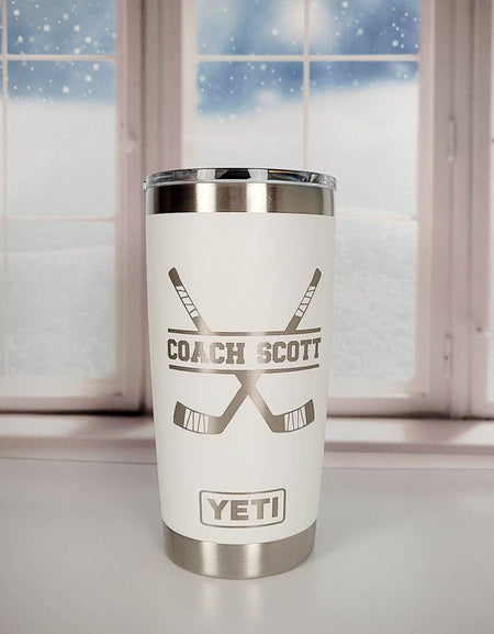 Hockey Coach Engraved YETI Tumbler