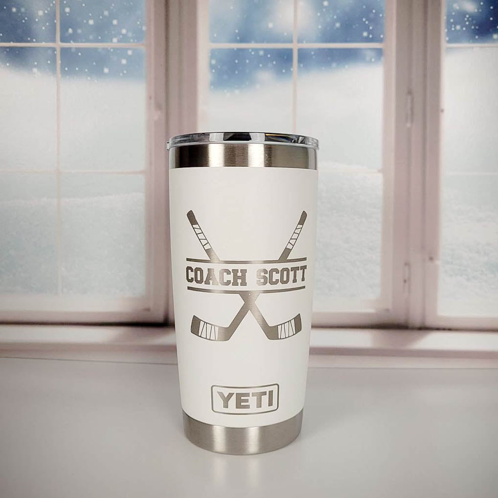 Hockey Coach Engraved YETI Tumbler