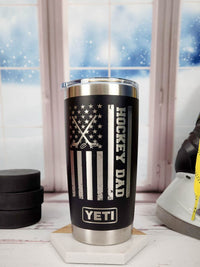 Hockey Dad Engraved YETI Tumbler