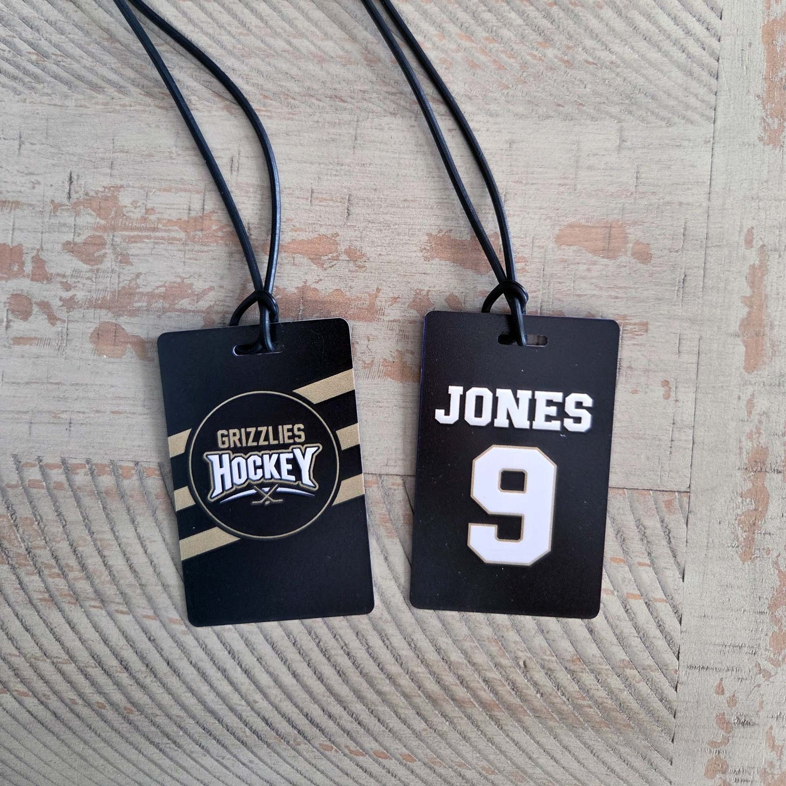 Hockey Team Bag Tags by Sunny Box