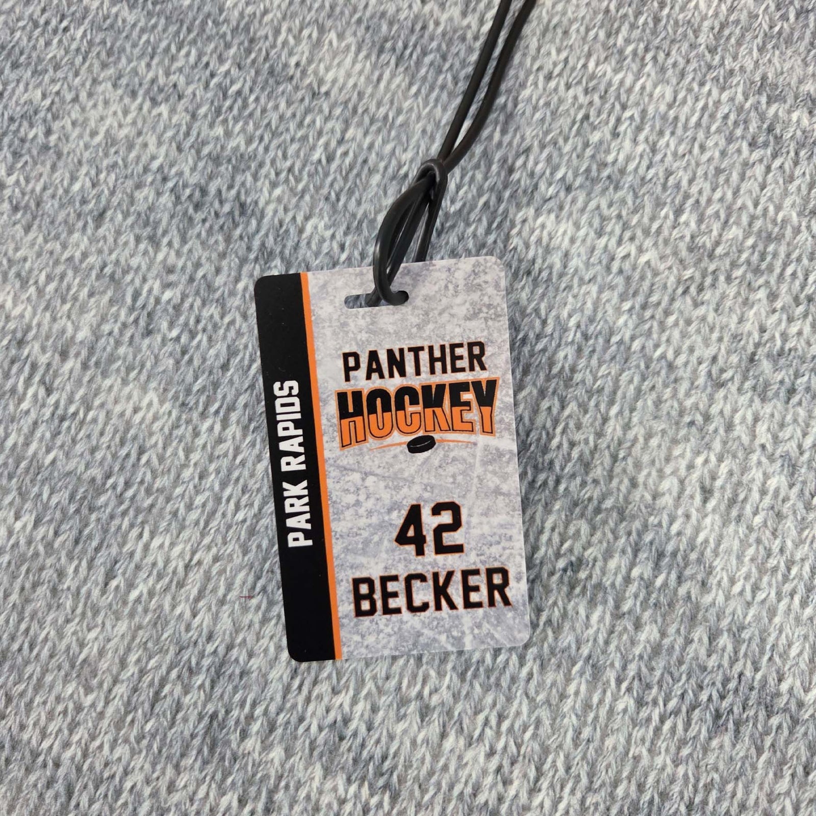 Hockey Team Sports Bag Tag