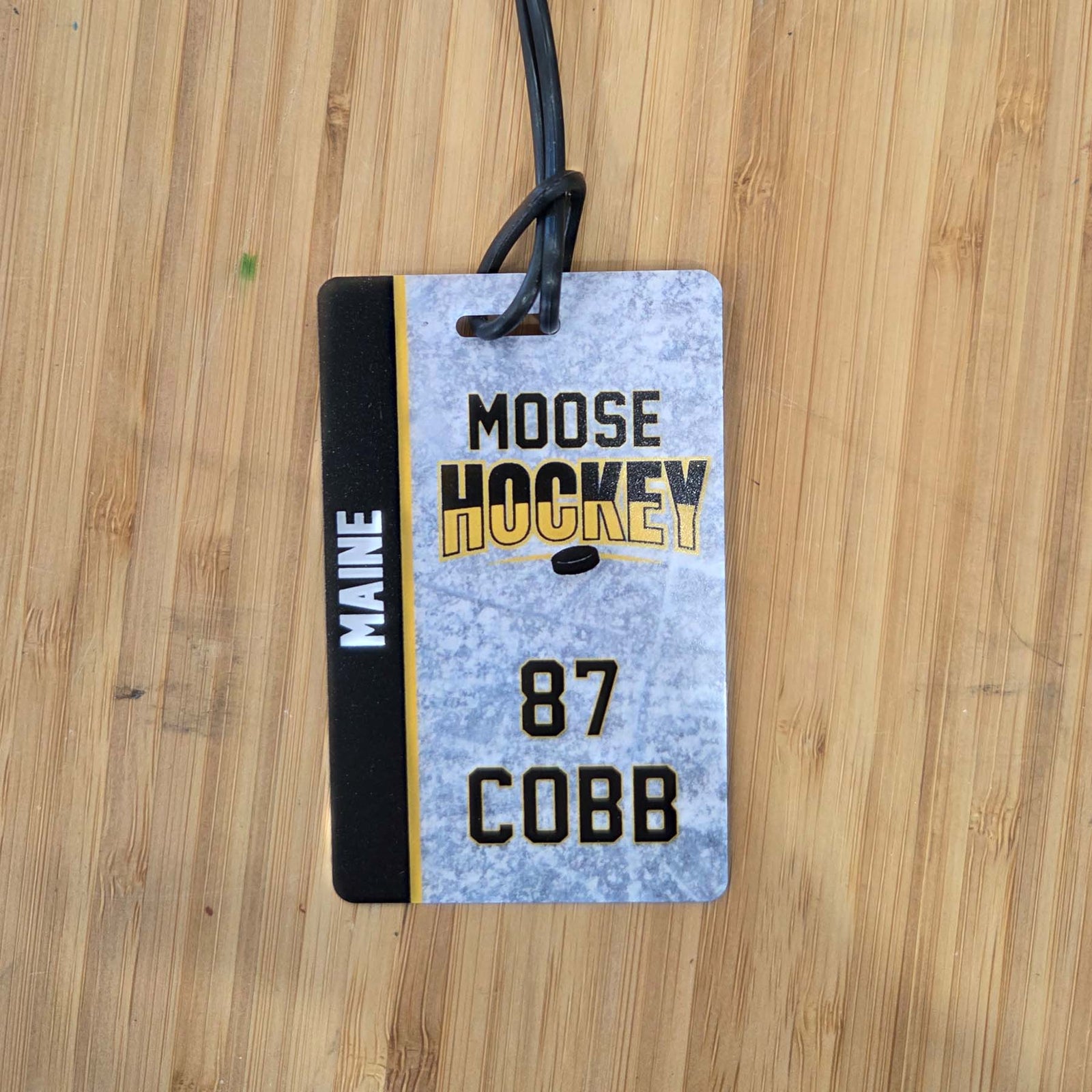 Hockey Team Sports Bag Tag