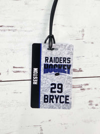 Hockey Team Sports Bag Tag