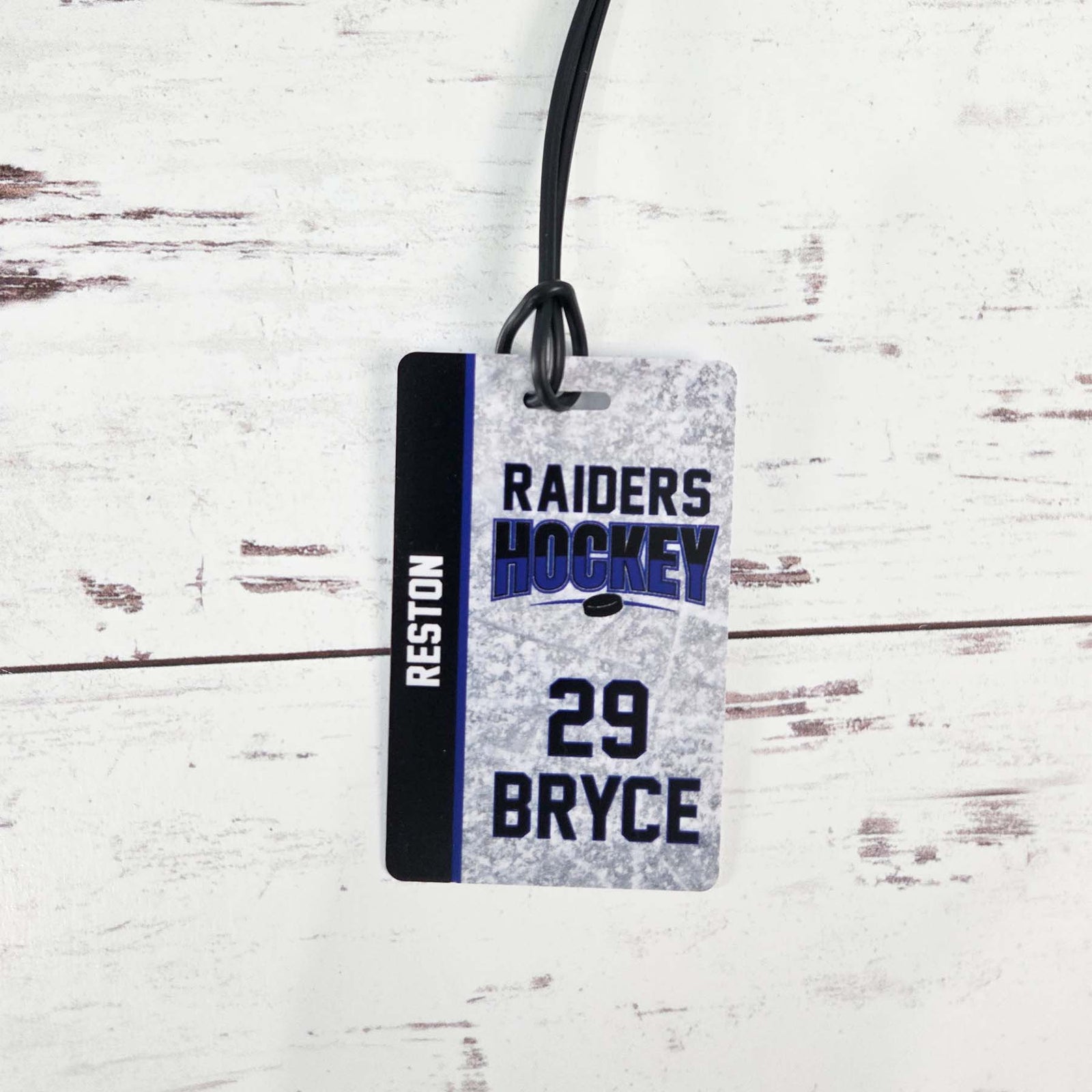 Hockey Team Sports Bag Tag