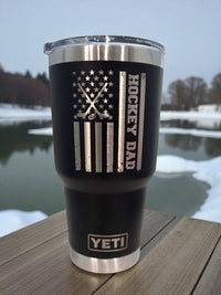 Hockey Dad Engraved YETI Tumbler