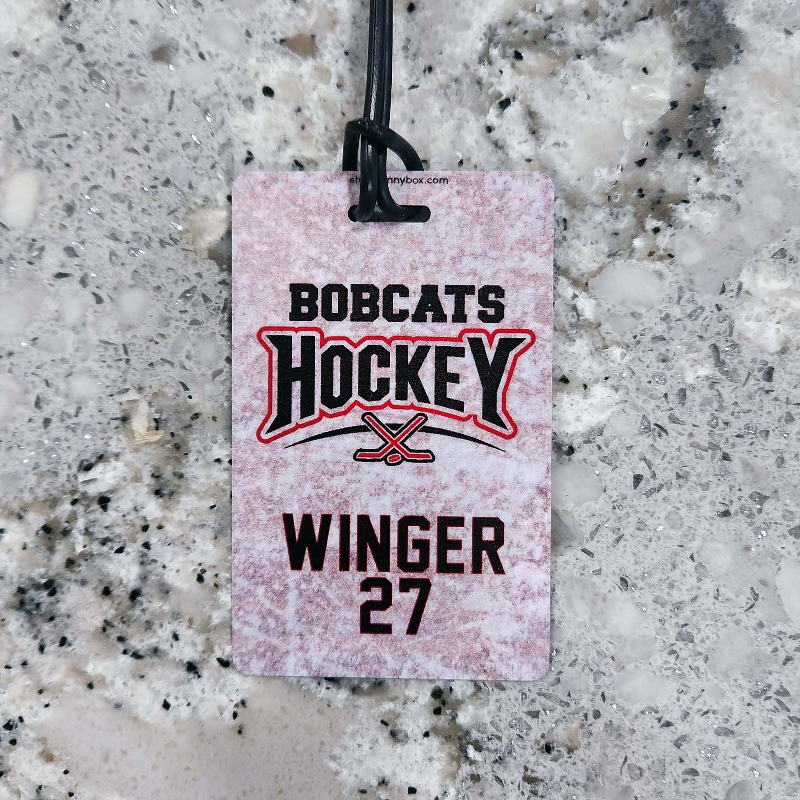 Hockey Team Sports Bag Tag