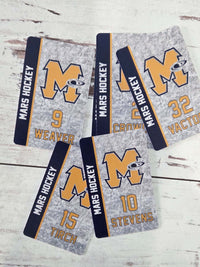 Hockey Team Logo Sports Bag Tag