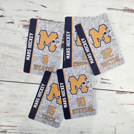 Hockey Team Logo Sports Bag Tag