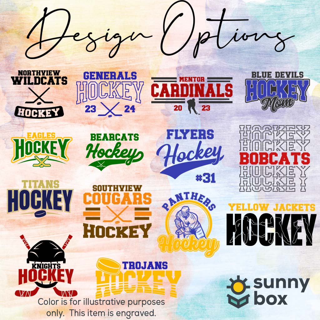 Hockey School Mascot - Engraved YETI Tumbler