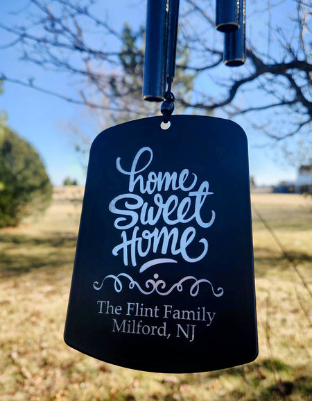 Home Sweet Home Personalized Wind Chime by Sunny Box