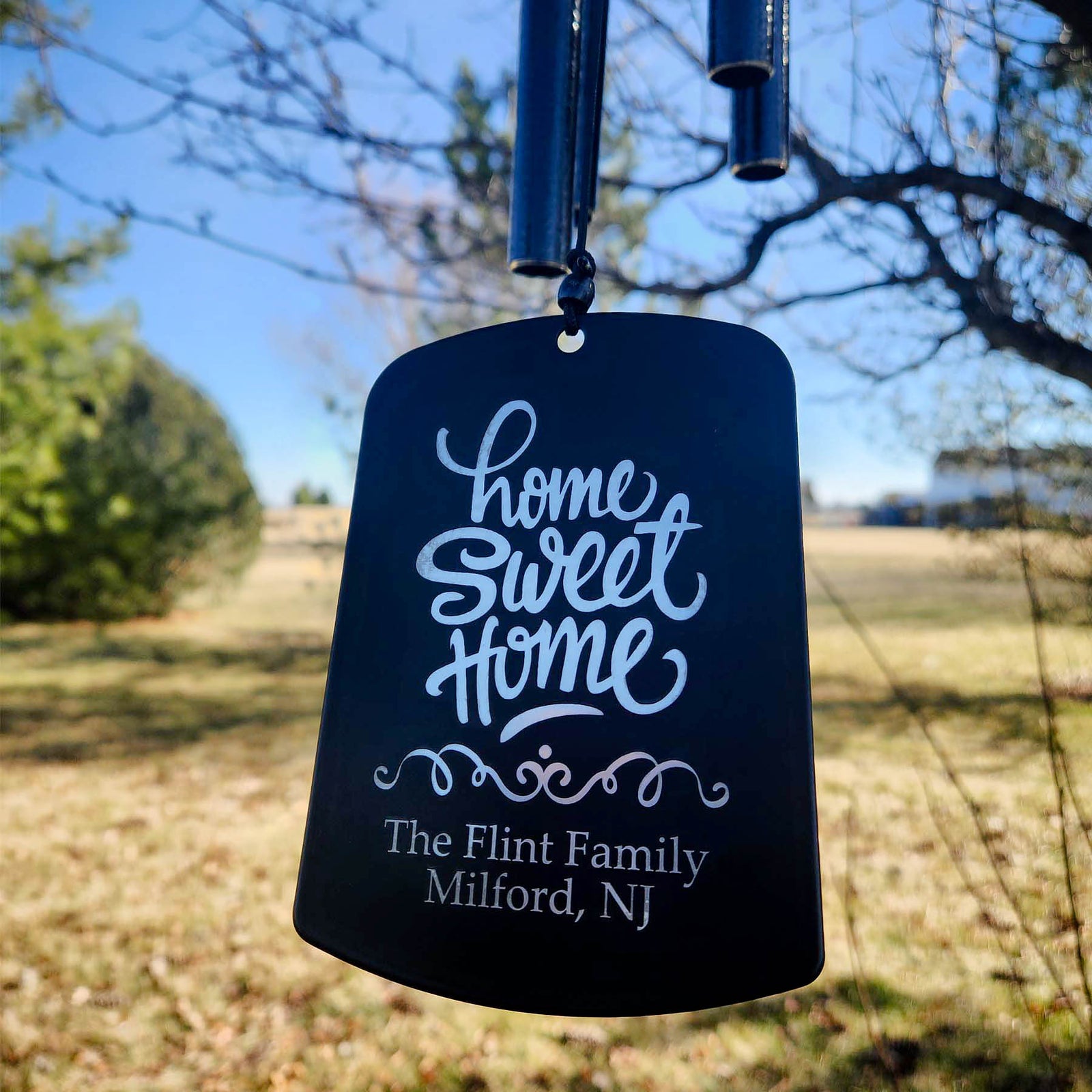 Home Sweet Home Personalized Wind Chime by Sunny Box