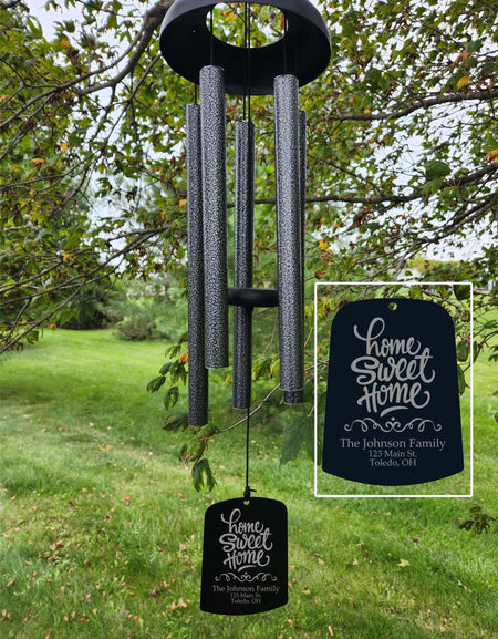 Home Sweet Home Personalized Wind Chime by Sunny Box