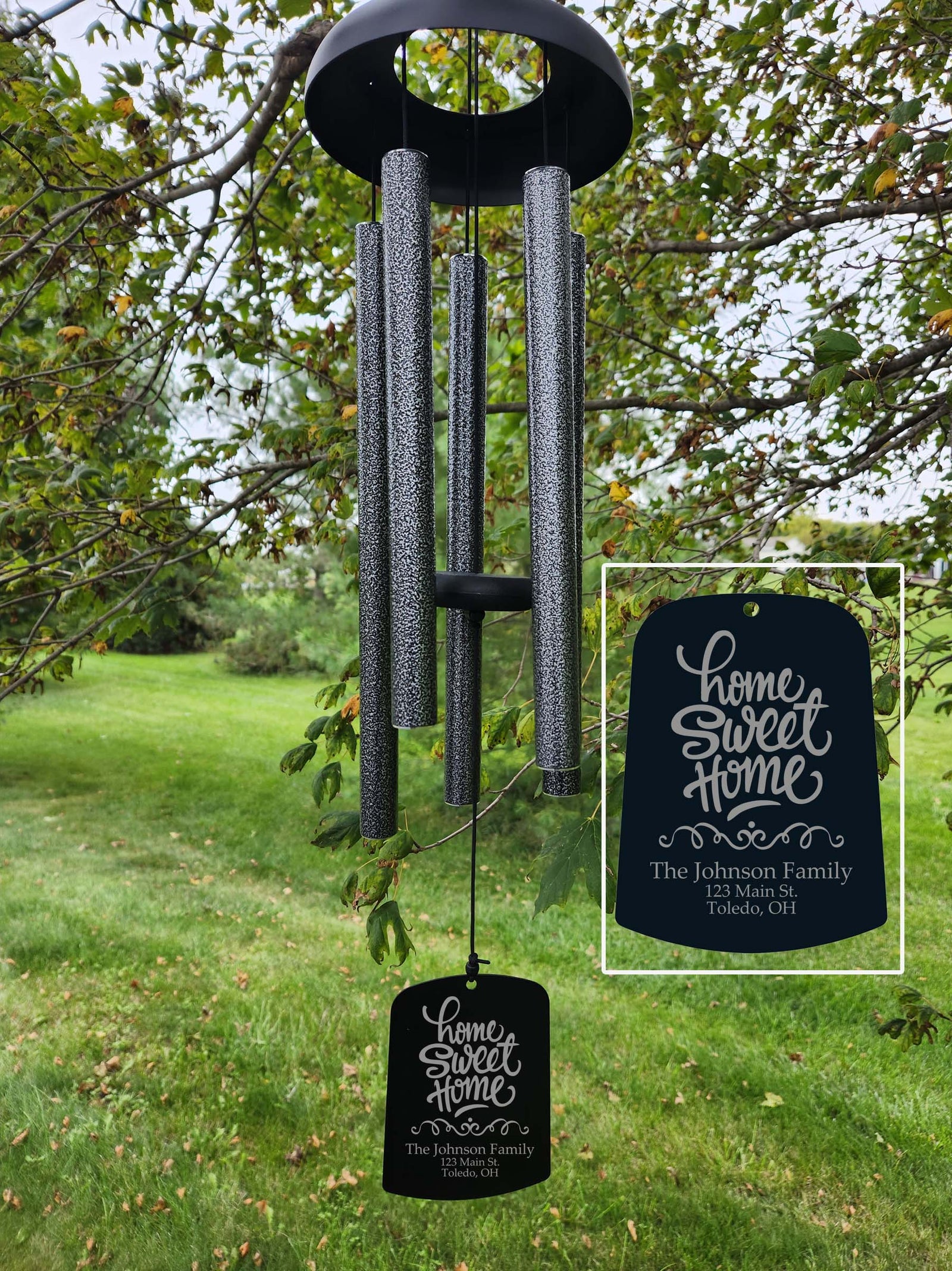 Home Sweet Home Personalized Wind Chime by Sunny Box