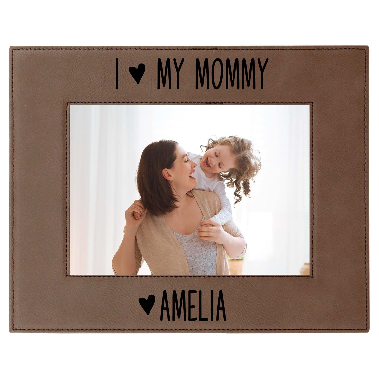 I Love My Mommy Leatherette Picture Frame