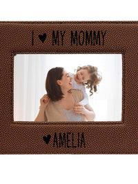 I Love My Mommy Leatherette Picture Frame