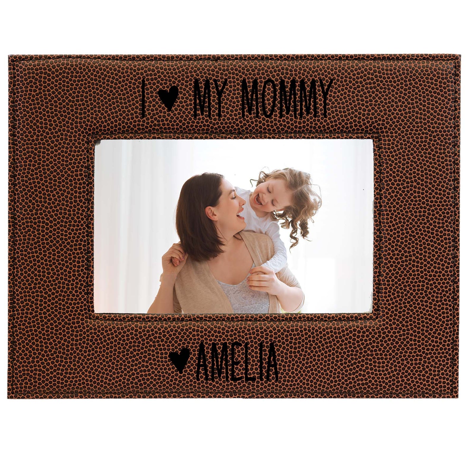 I Love My Mommy Leatherette Picture Frame