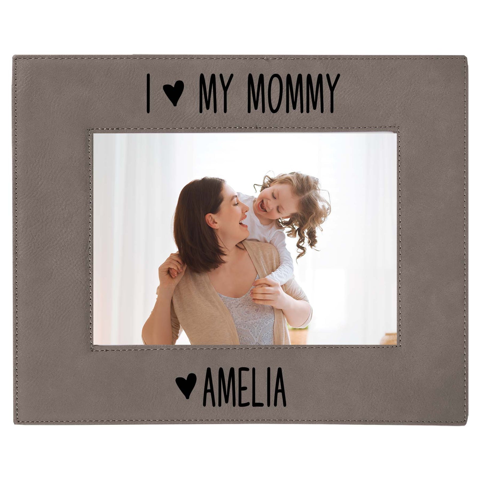 I Love My Mommy Leatherette Picture Frame