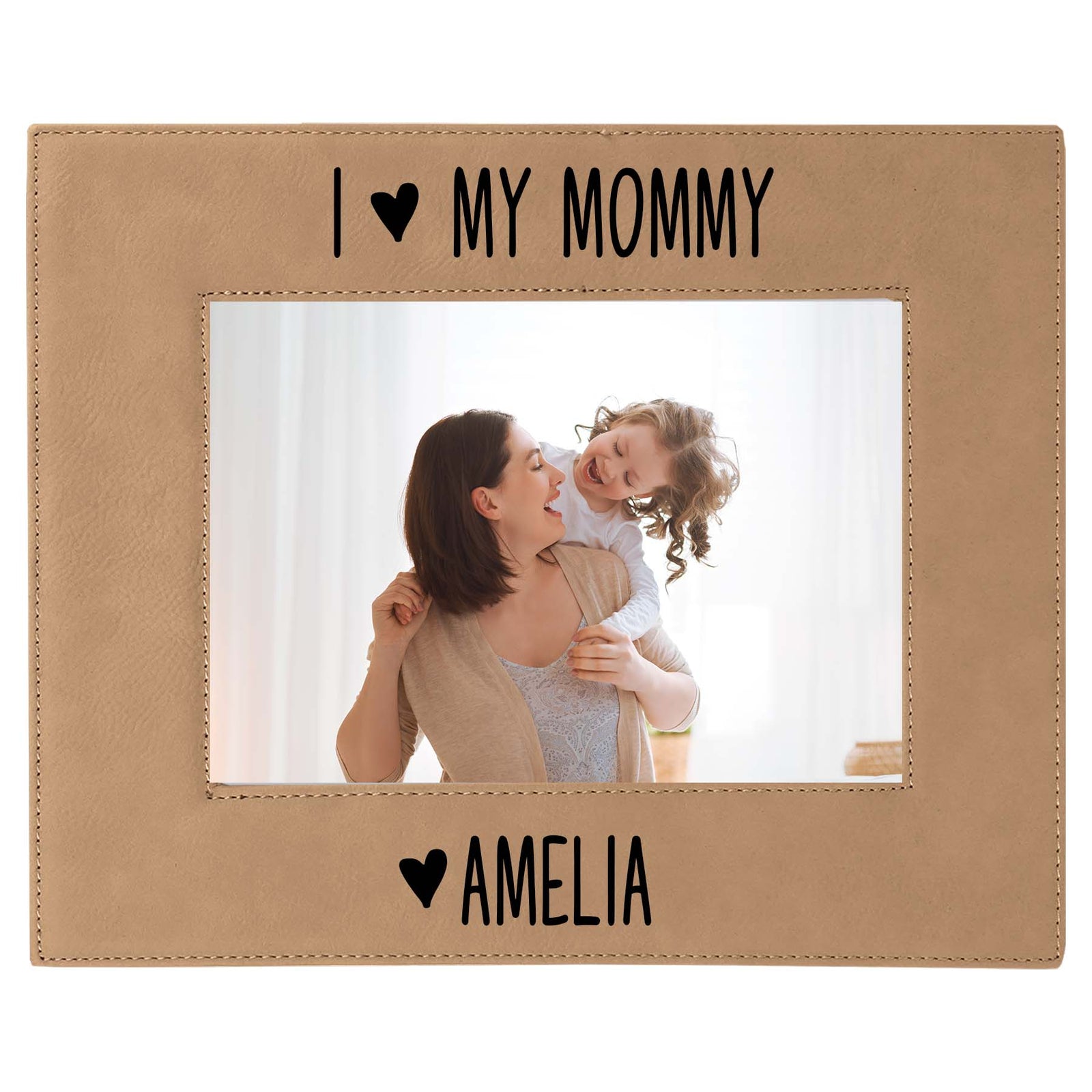 I Love My Mommy Leatherette Picture Frame