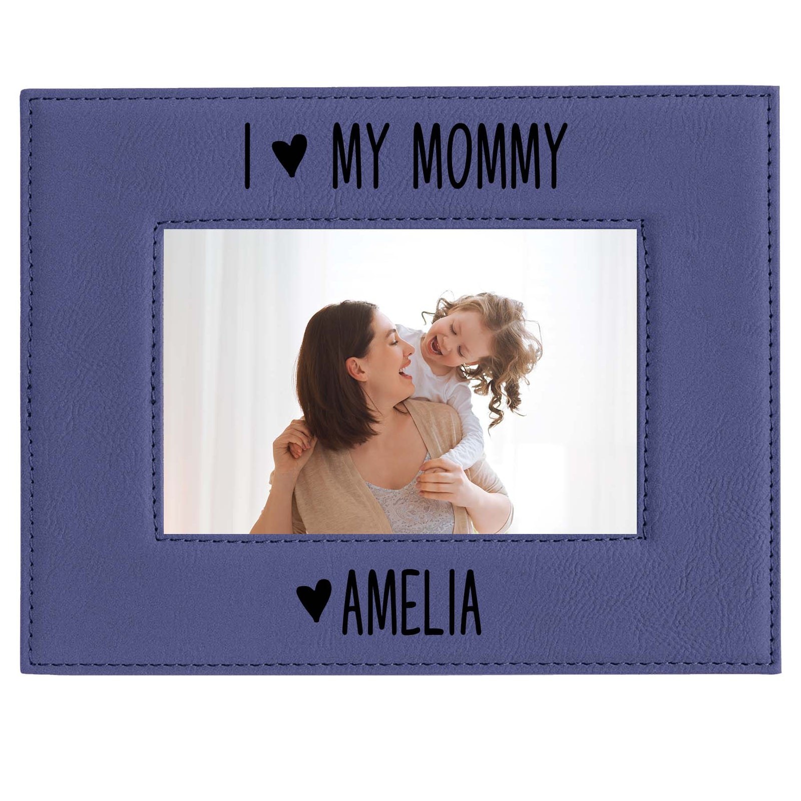 I Love My Mommy Leatherette Picture Frame