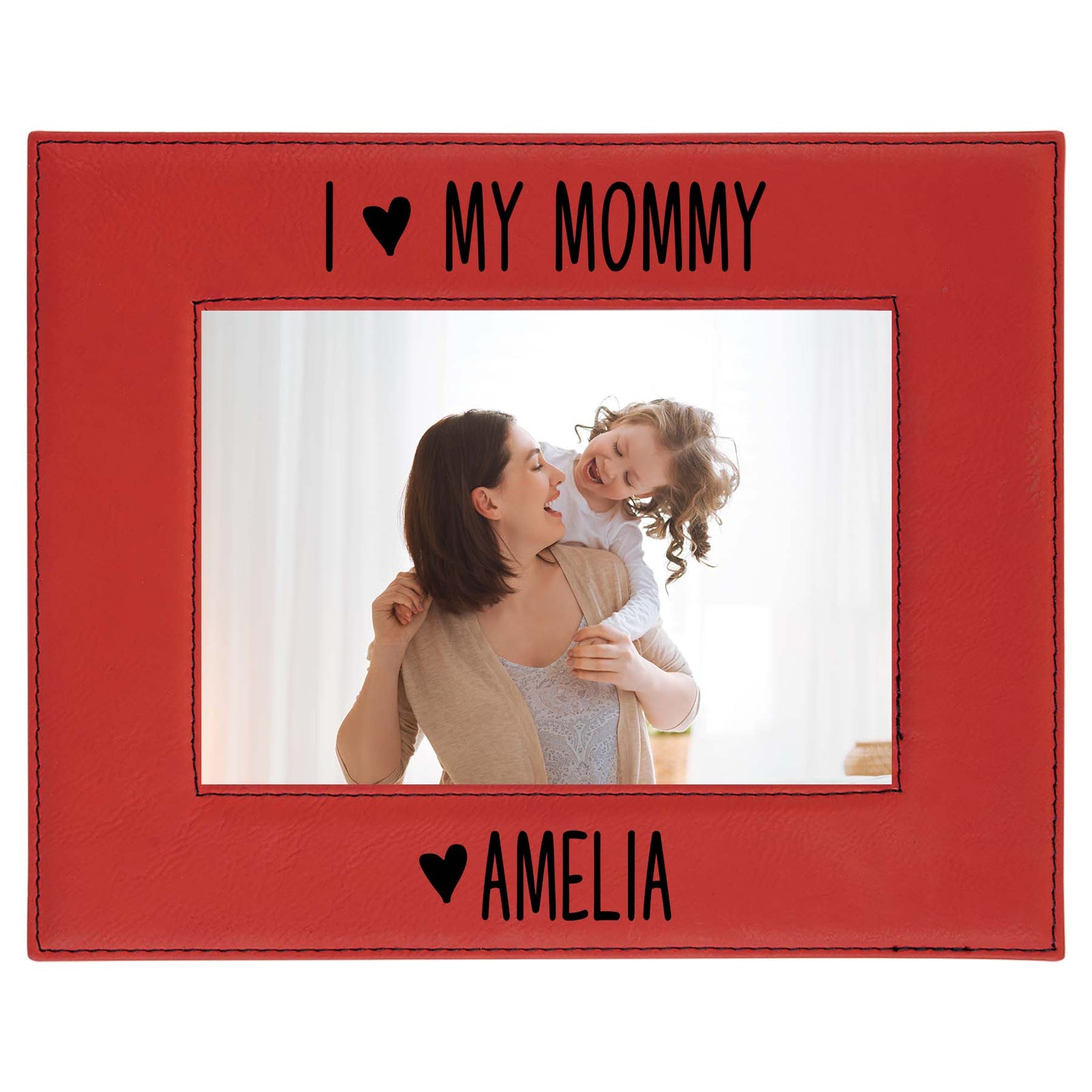 I Love My Mommy Leatherette Picture Frame