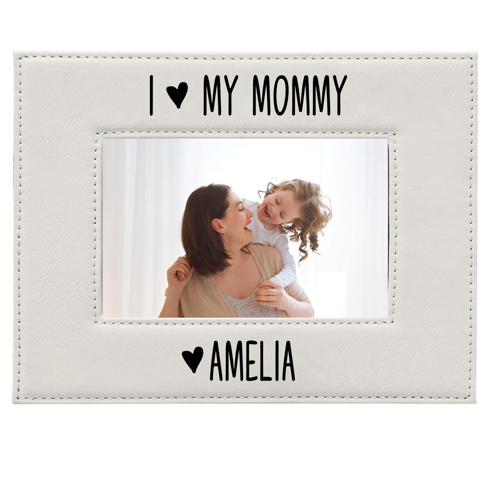 I Love My Mommy Leatherette Picture Frame