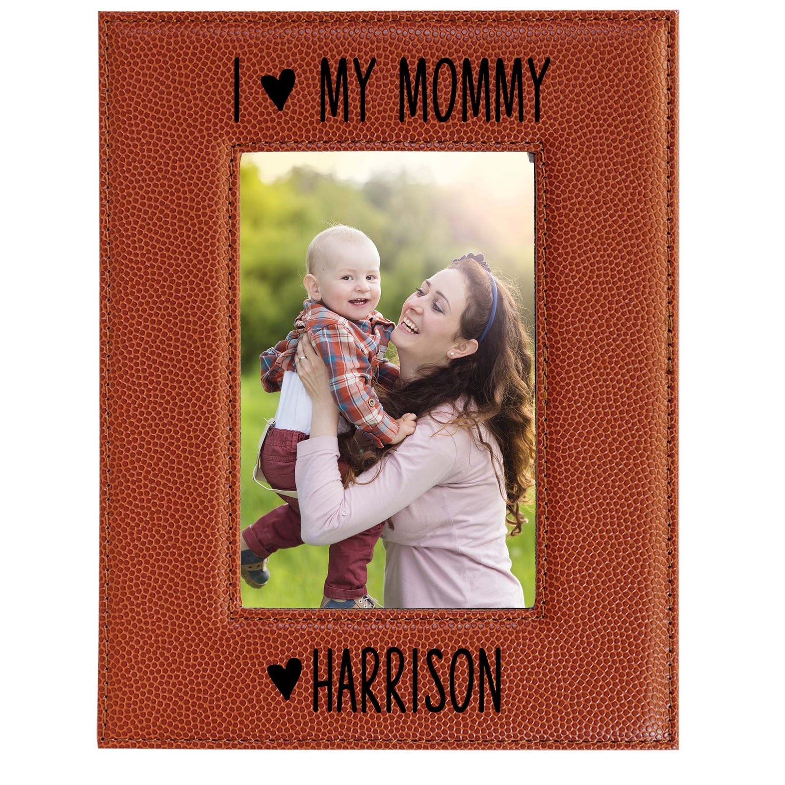 I Love My Mommy Leatherette Picture Frame