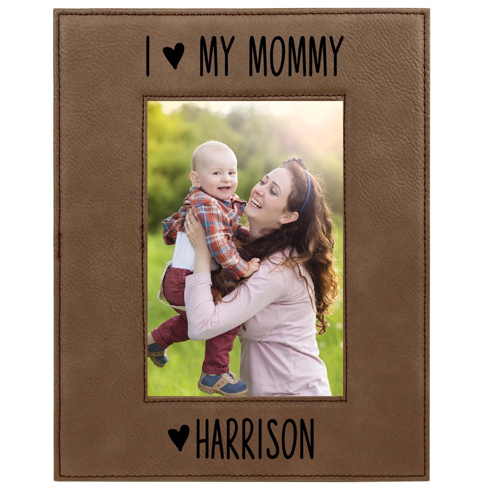 I Love My Mommy Leatherette Picture Frame