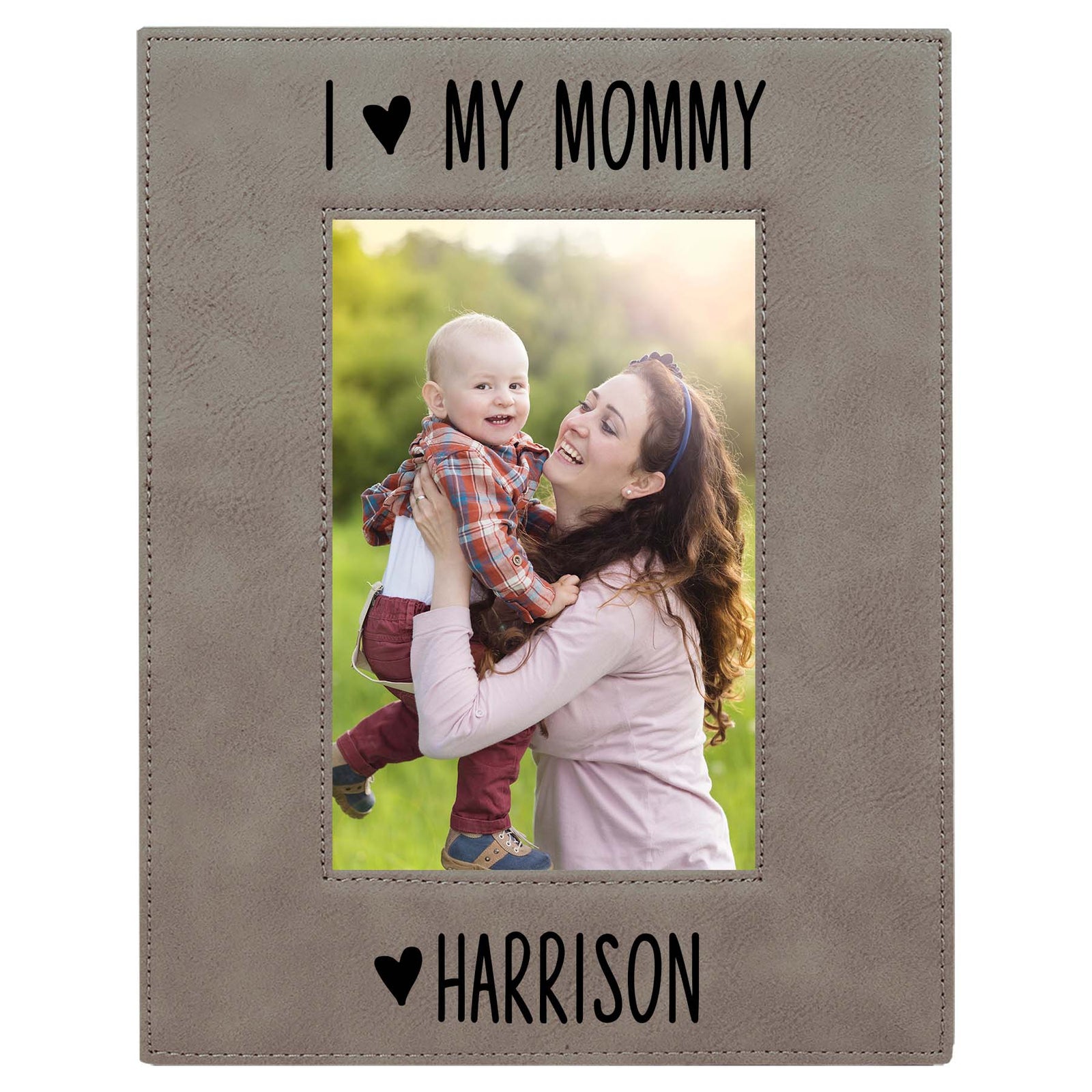 I Love My Mommy Leatherette Picture Frame