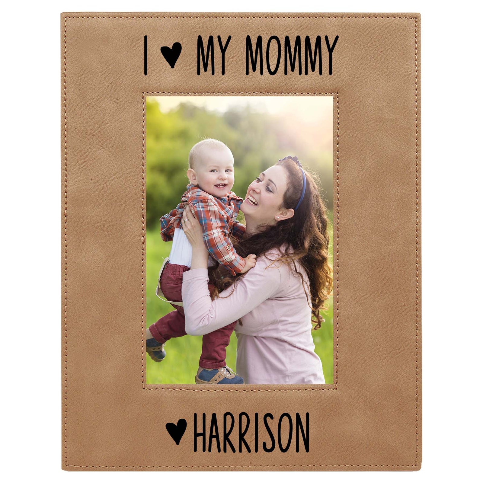 I Love My Mommy Leatherette Picture Frame