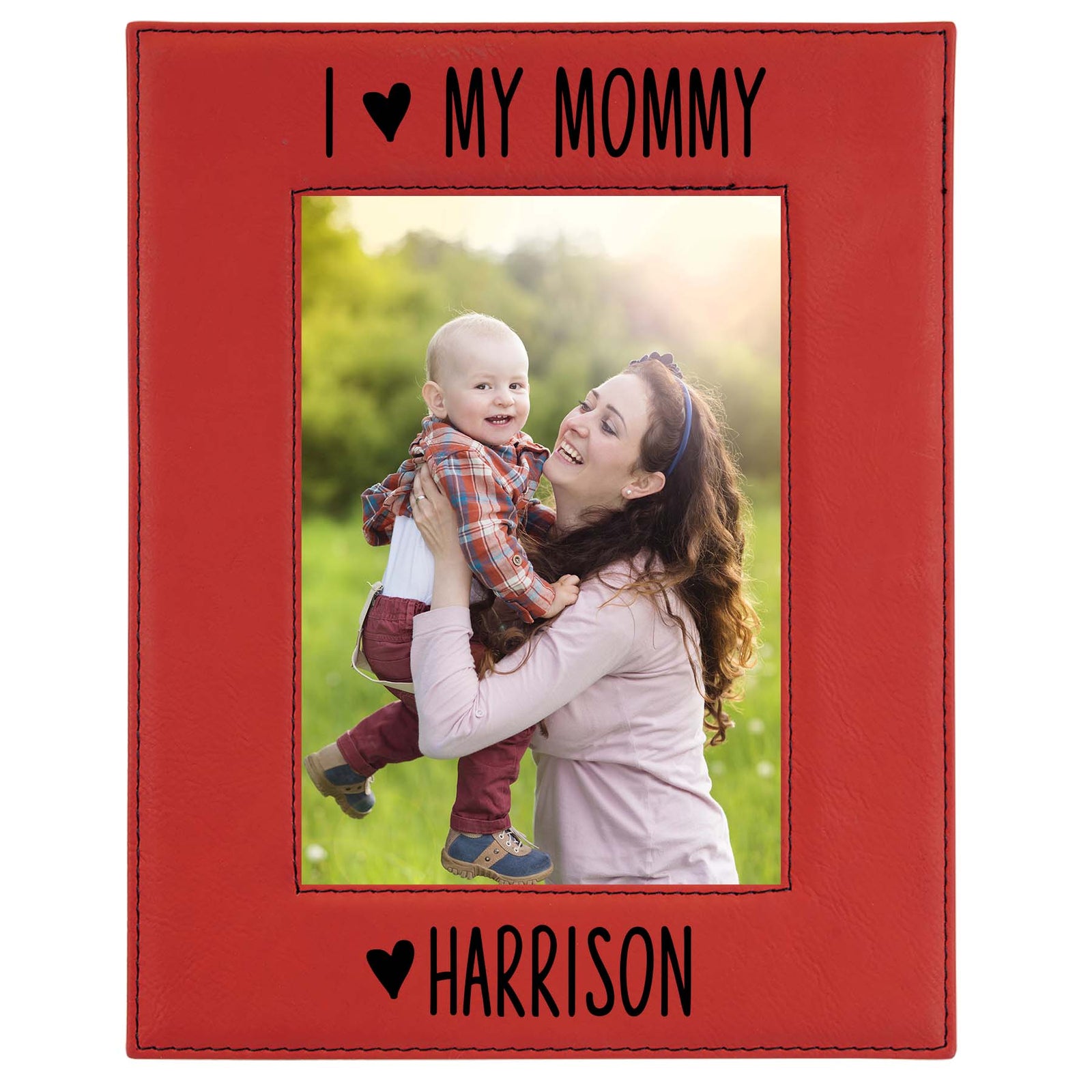 I Love My Mommy Leatherette Picture Frame