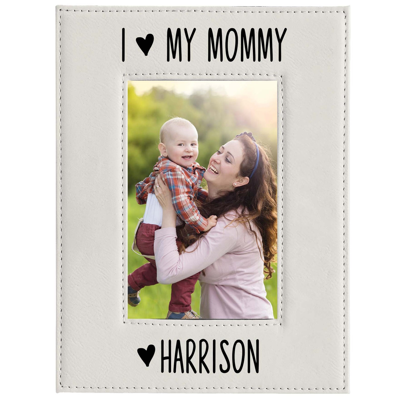 I Love My Mommy Leatherette Picture Frame