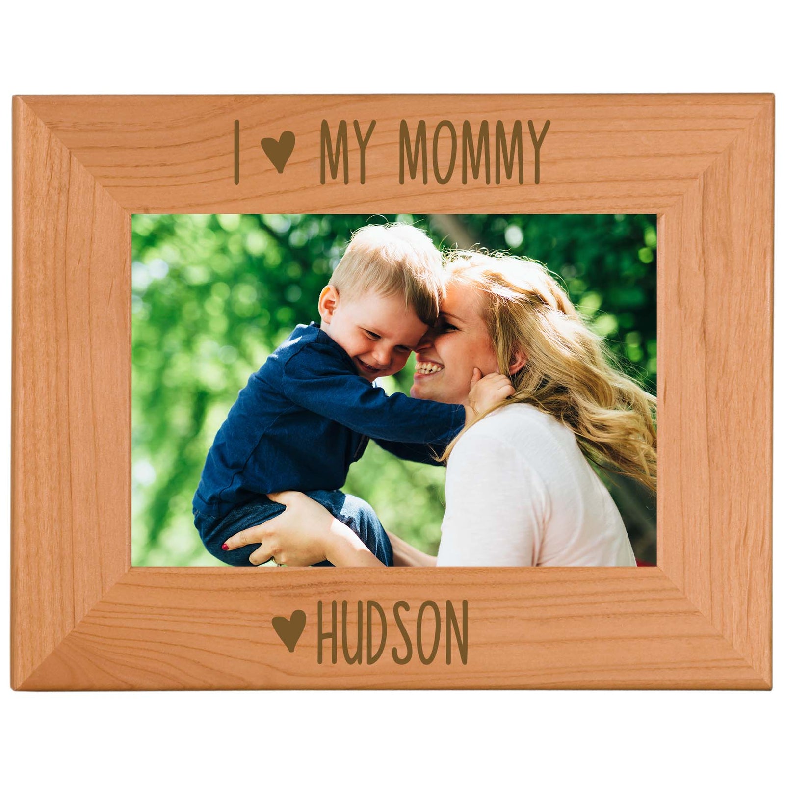 I Love My Mommy Wood Picture Frame