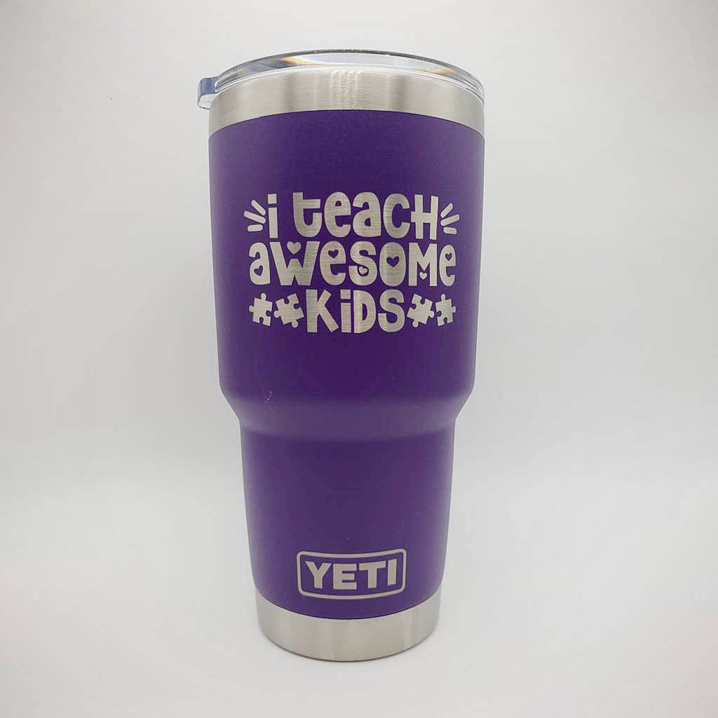 I Teach Awesome Kids - Engraved YETI Tumbler