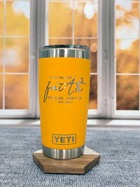 I Will Walk by Faith Even when I Cannot See - Christian Engraved YETI Tumbler