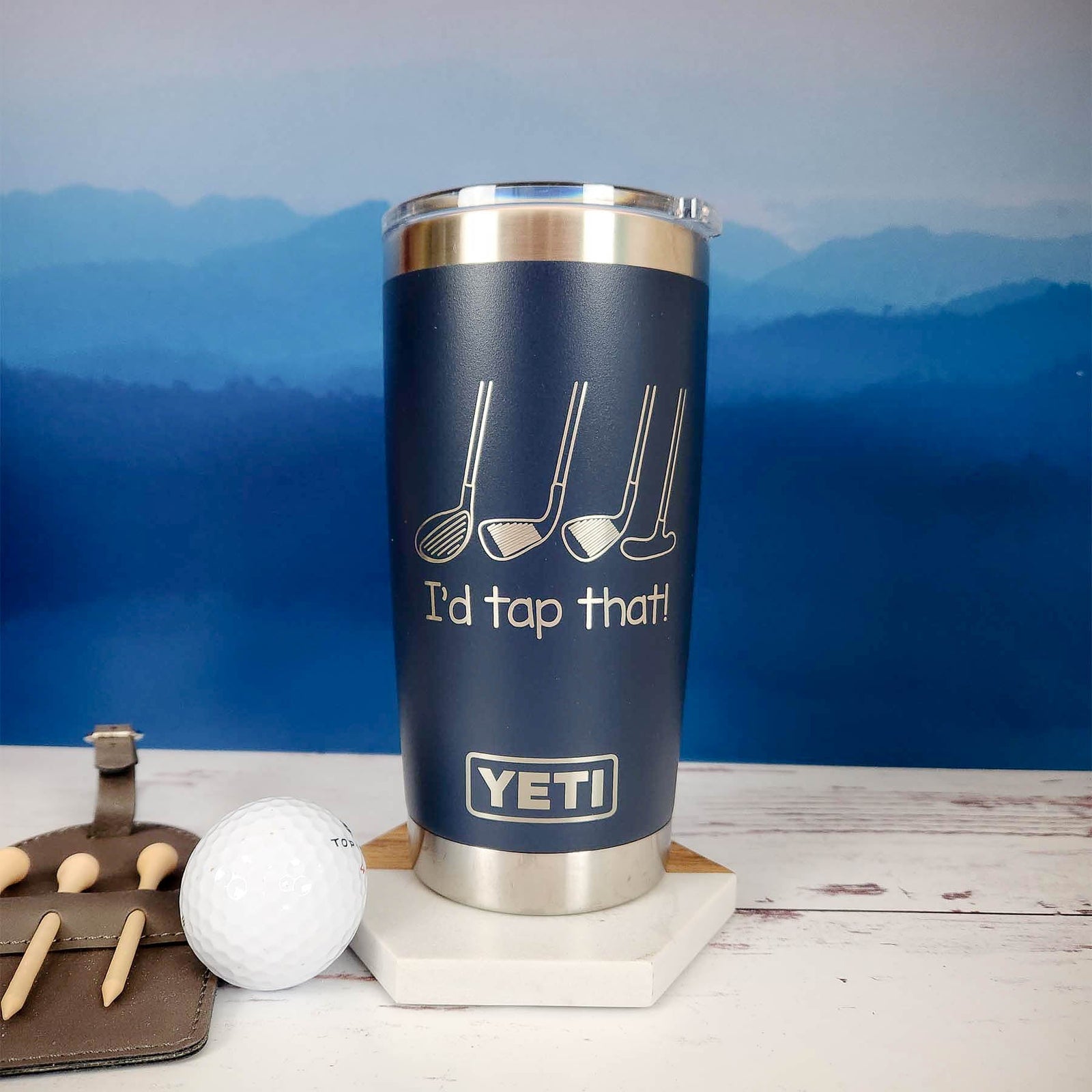 I'd Tap That - Engraved YETI Tumbler