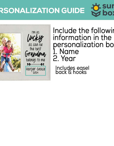 The Best Grandma Belongs To Me Engraved Picture Frame by Sunny Box