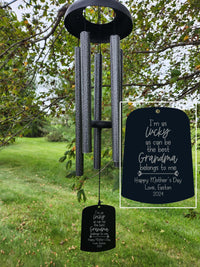 Personalized Grandma Wind Chime by Sunny Box