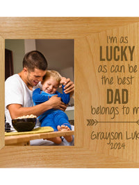 The Best Dad Belongs To Me Custom Picture Frame by Sunny Box