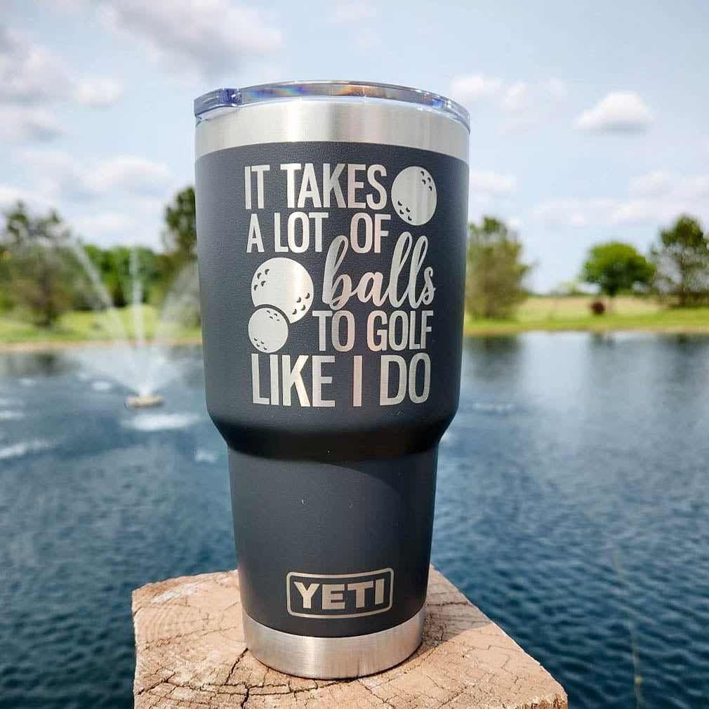 The Most Important Shot in Golf is the Next One - Custom Golf Engraved YETI  Tumbler – Sunny Box