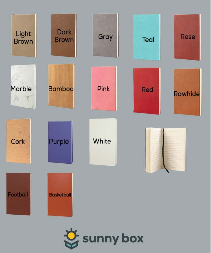 Custom Engraved Leatherette Journal