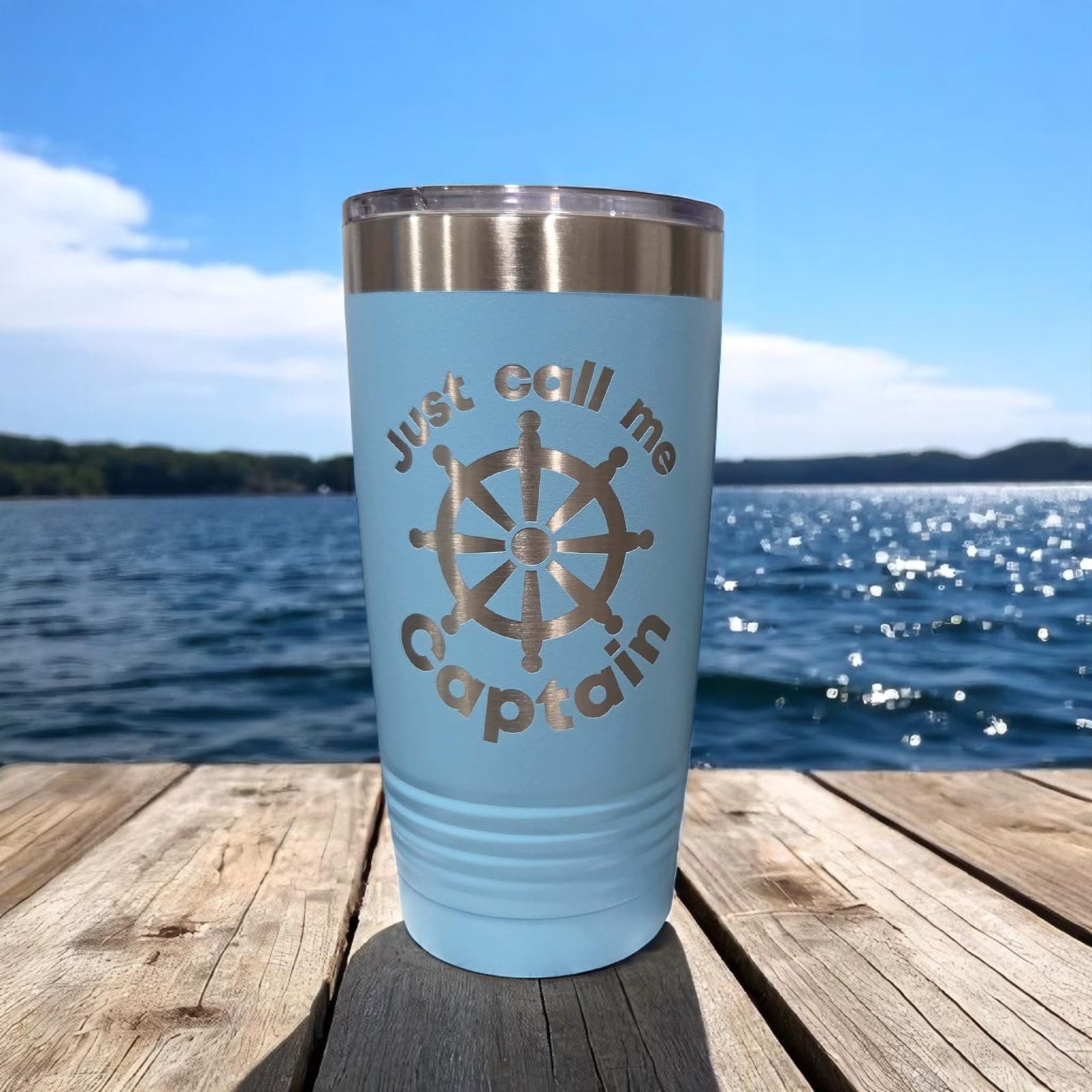 Just Call Me Captain - Engraved Polar Camel Tumbler
