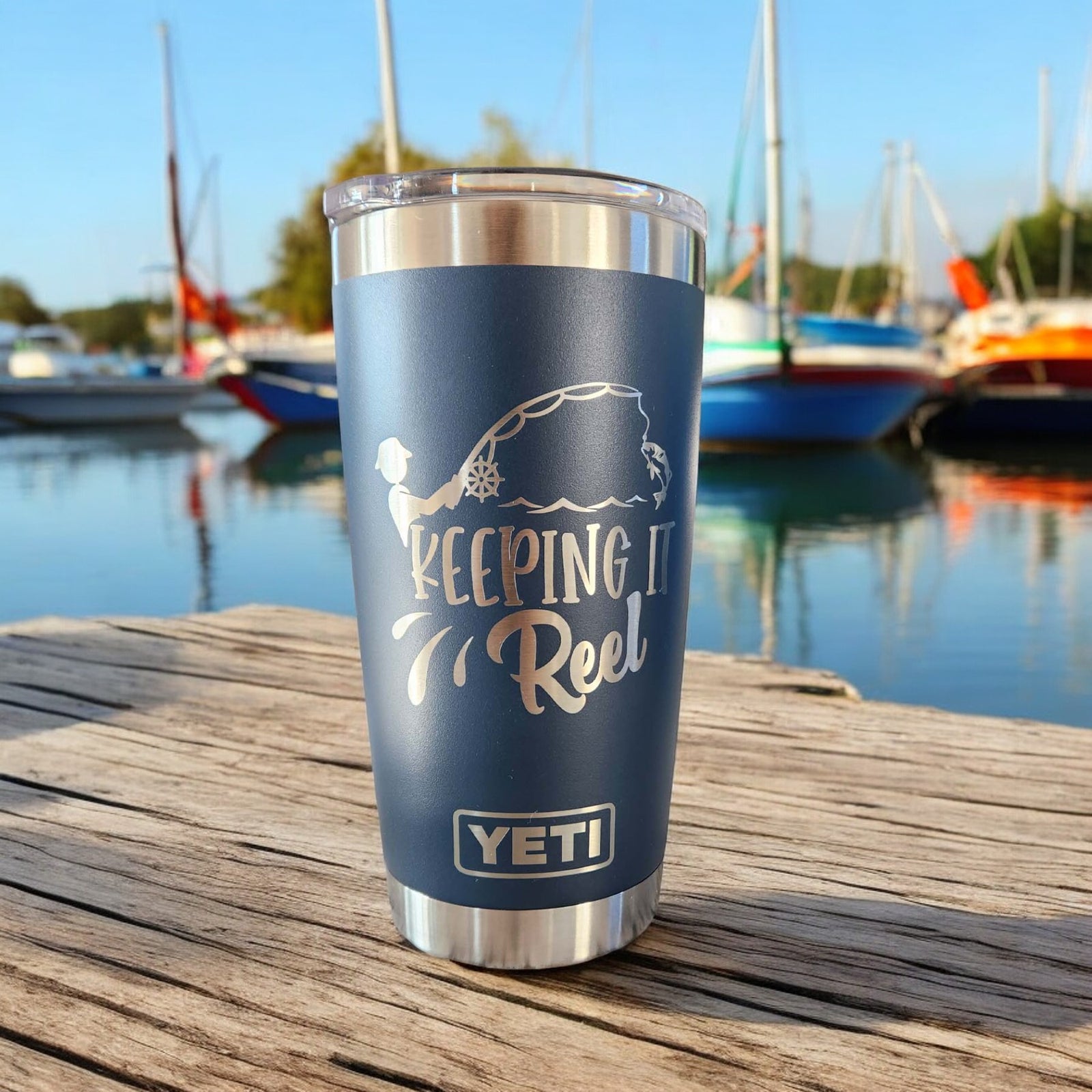 Keeping It Reel - Engraved YETI Tumbler