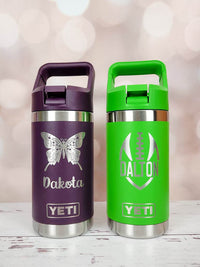 Personalized Engraved YETI 12oz Kids Water Bottle-2