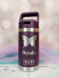 Personalized Engraved YETI 12oz Kids Water Bottle-2