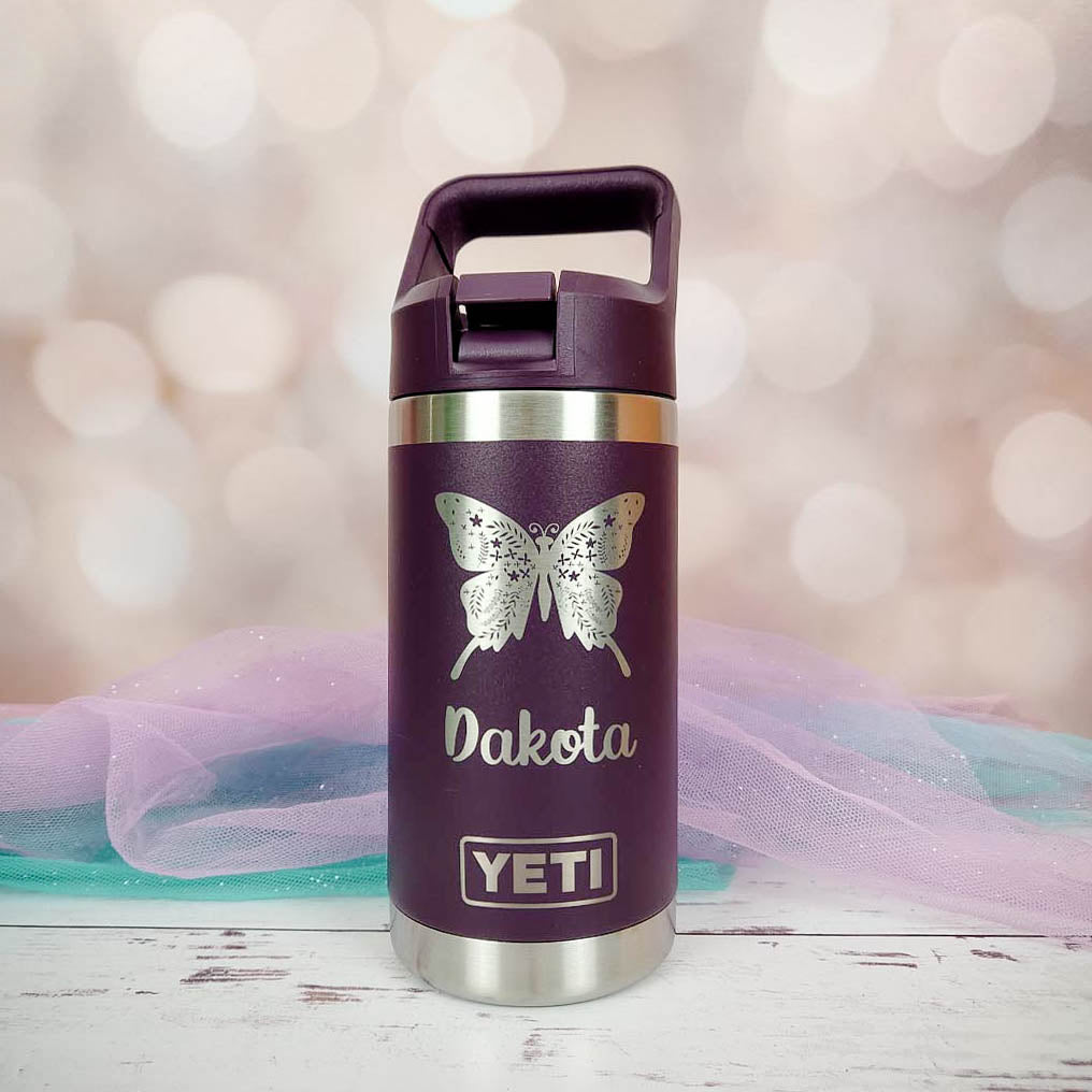 Personalized Engraved YETI 12oz Kids Water Bottle-2