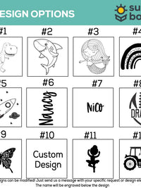 Engraved 12oz Kids Water Bottle