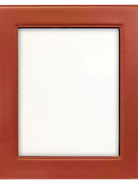 You Left Paw Prints On Our Hearts - Pet Memorial Leatherette Picture Frame