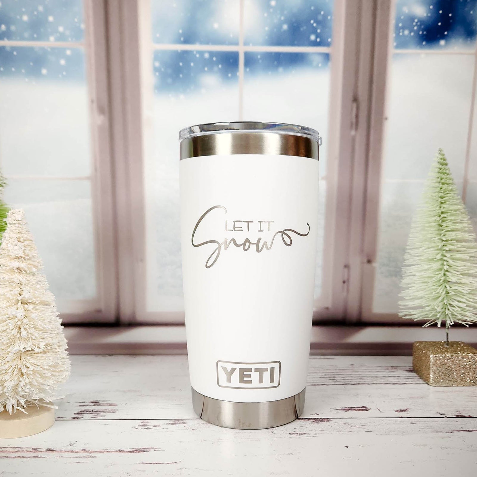 Let It Snow - Christmas/Winter Engraved YETI Tumbler